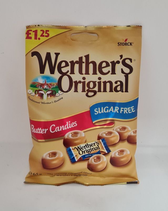 Werthers original sugar free butter candies