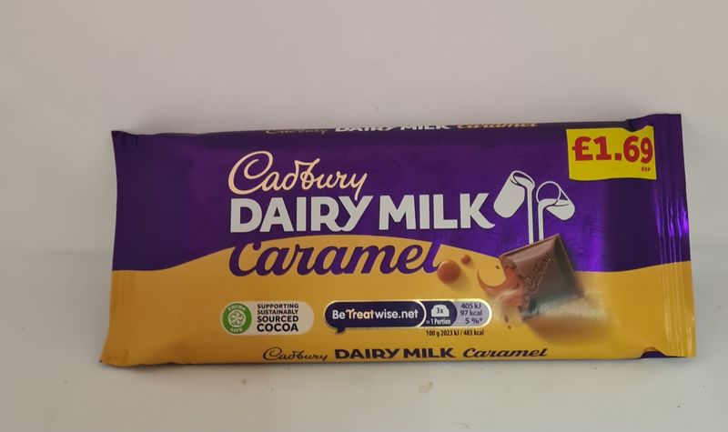 Dairy milk caramel 