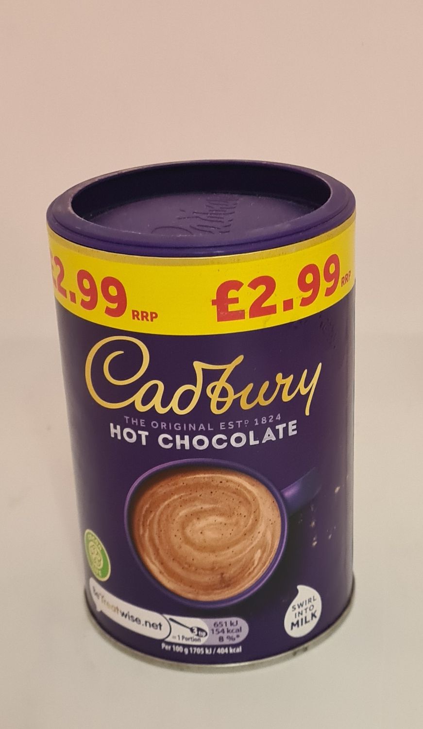 Cadbury drinking chocolate 250g