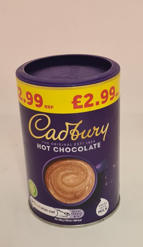 Cadbury drinking chocolate 250g
