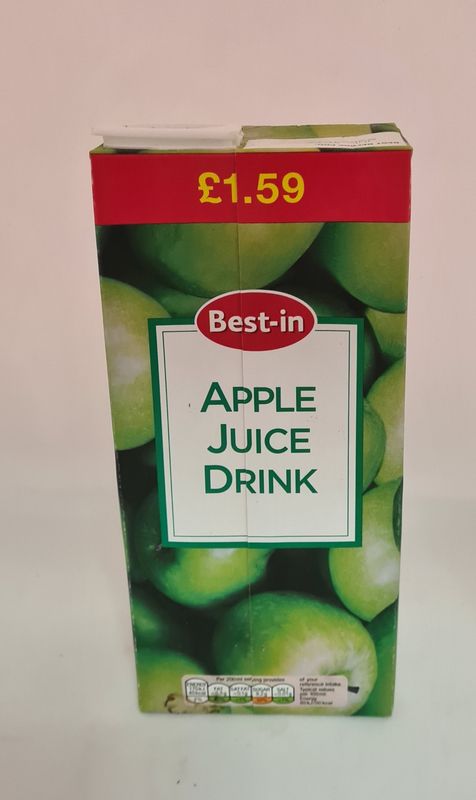 Apple juice 1ltr
