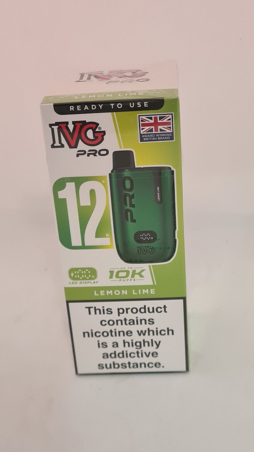 Ivg Pro 10000 puff  lemon lime