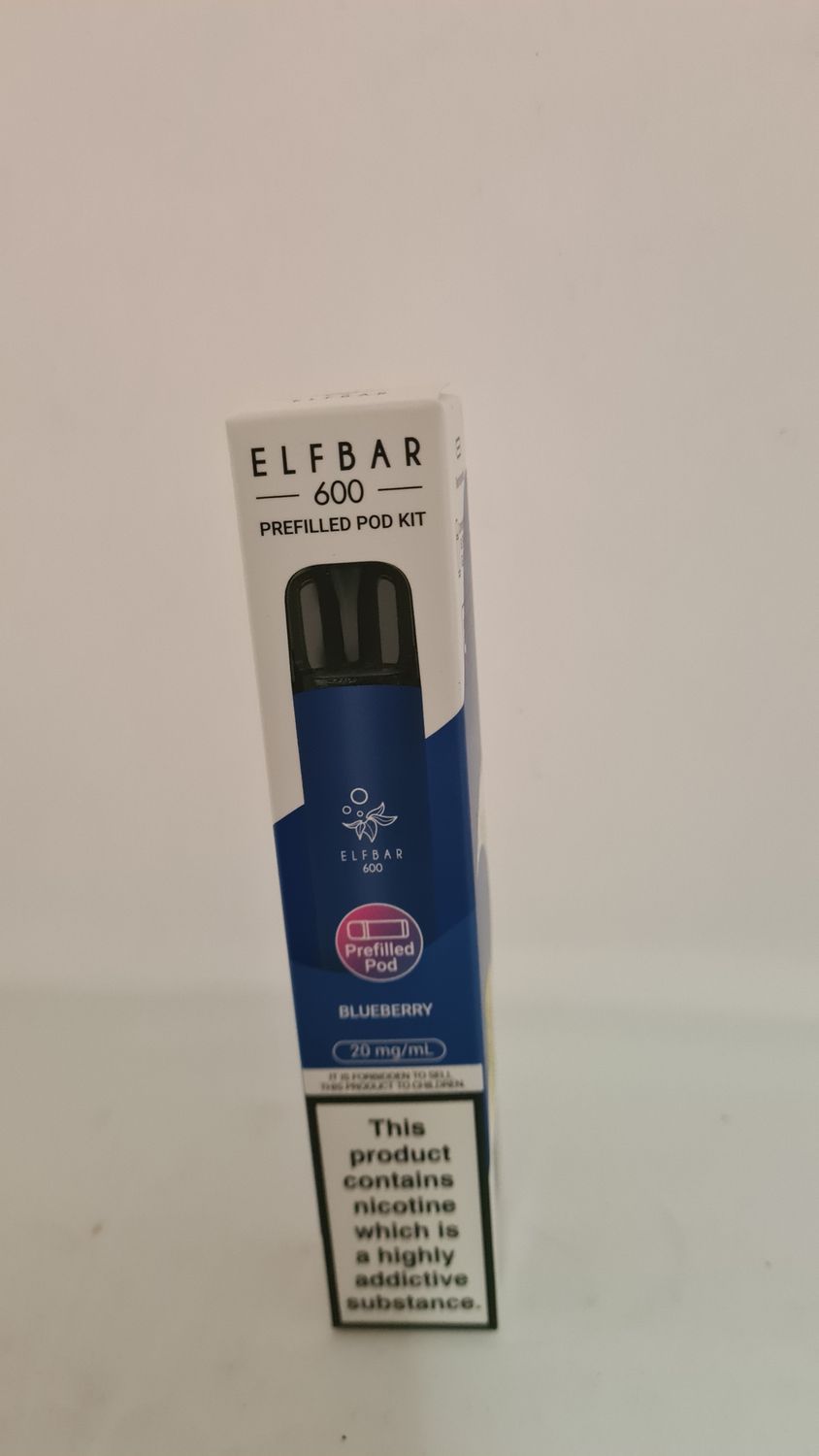 elf bar 600  blueberry prefilled pod  kit 