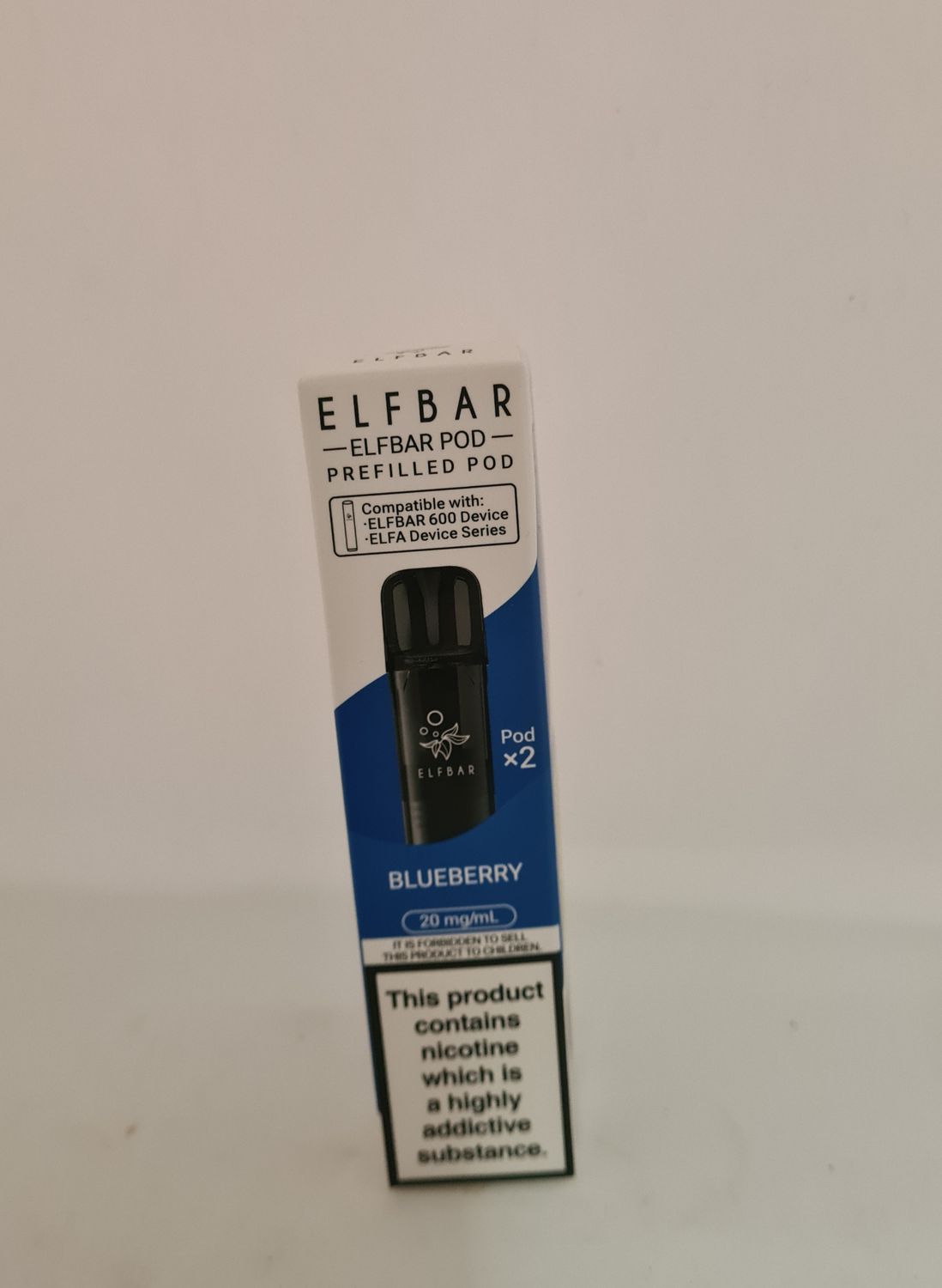 elf bar prefilled pod x2 blueberry