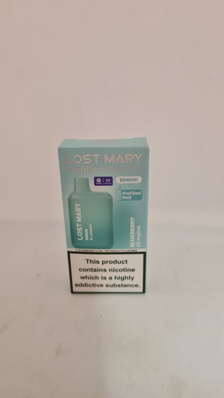 Lost Mary prefilled pod kit blueberry bm600 
