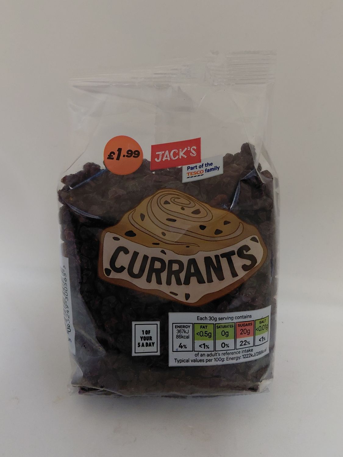Currants 375g