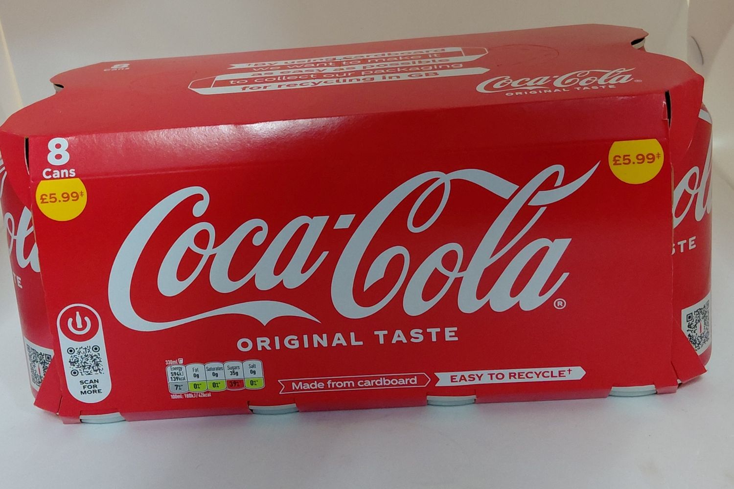 Coca cola original 8  x 330ml