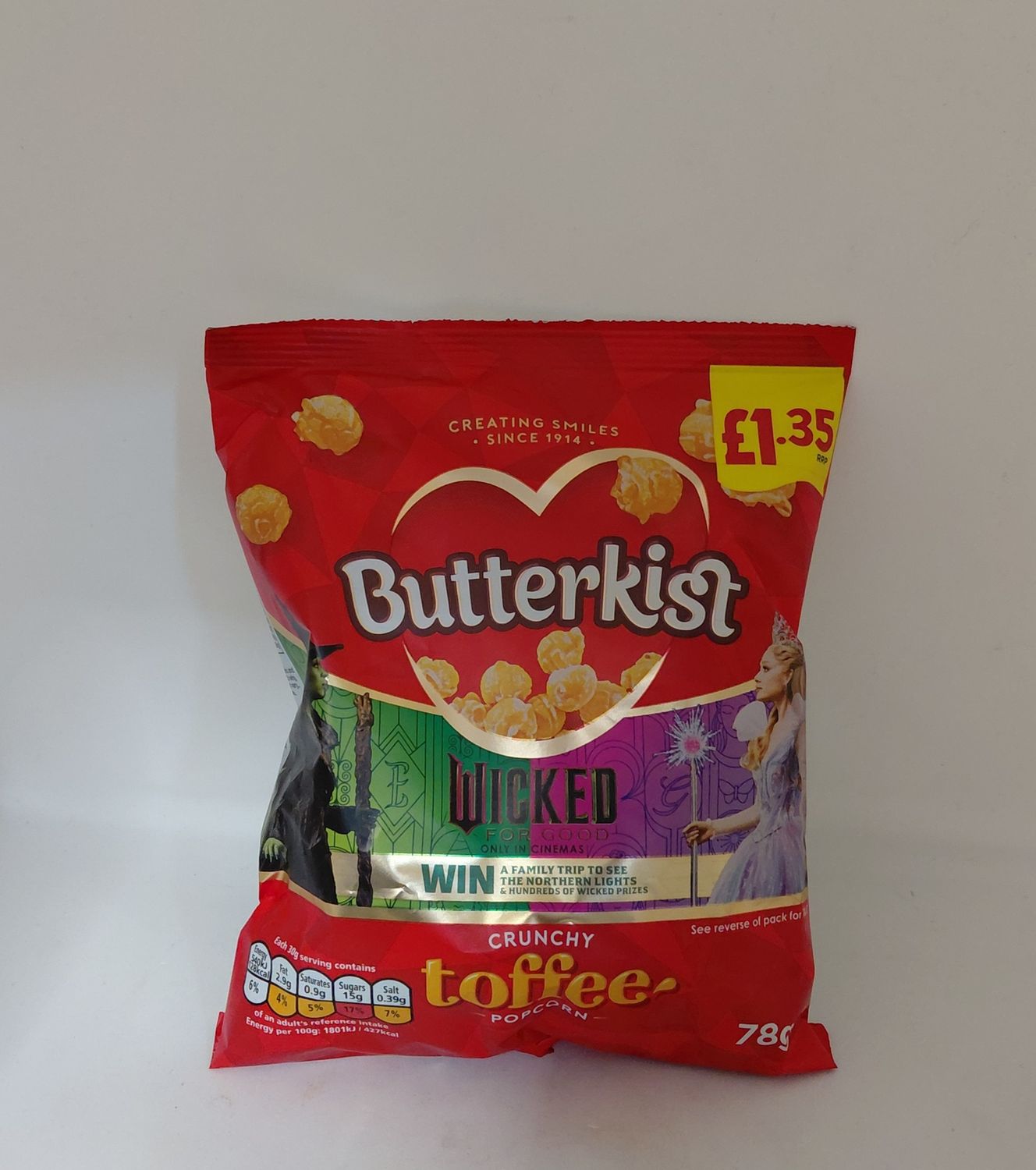 Toffee popcorn 85g