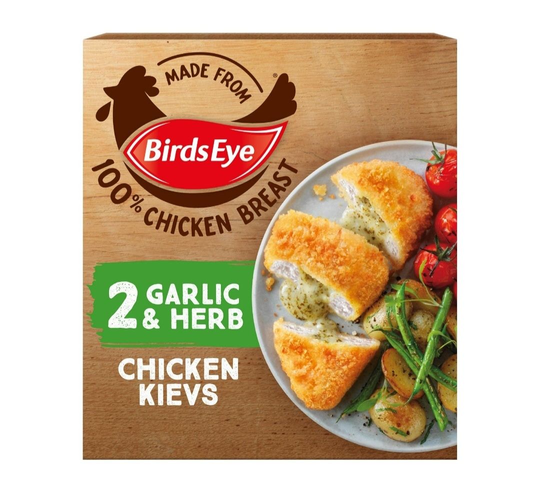 2 garlic & herb chicken Kievs