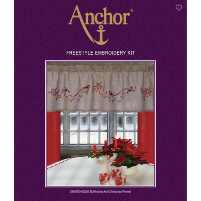 Anchor Essentials Freestyle Kit - Bullfinches and Christmas Pelmet