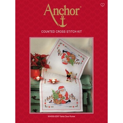 Anchor Essentials Cross Stitch - Santa Claus Runner