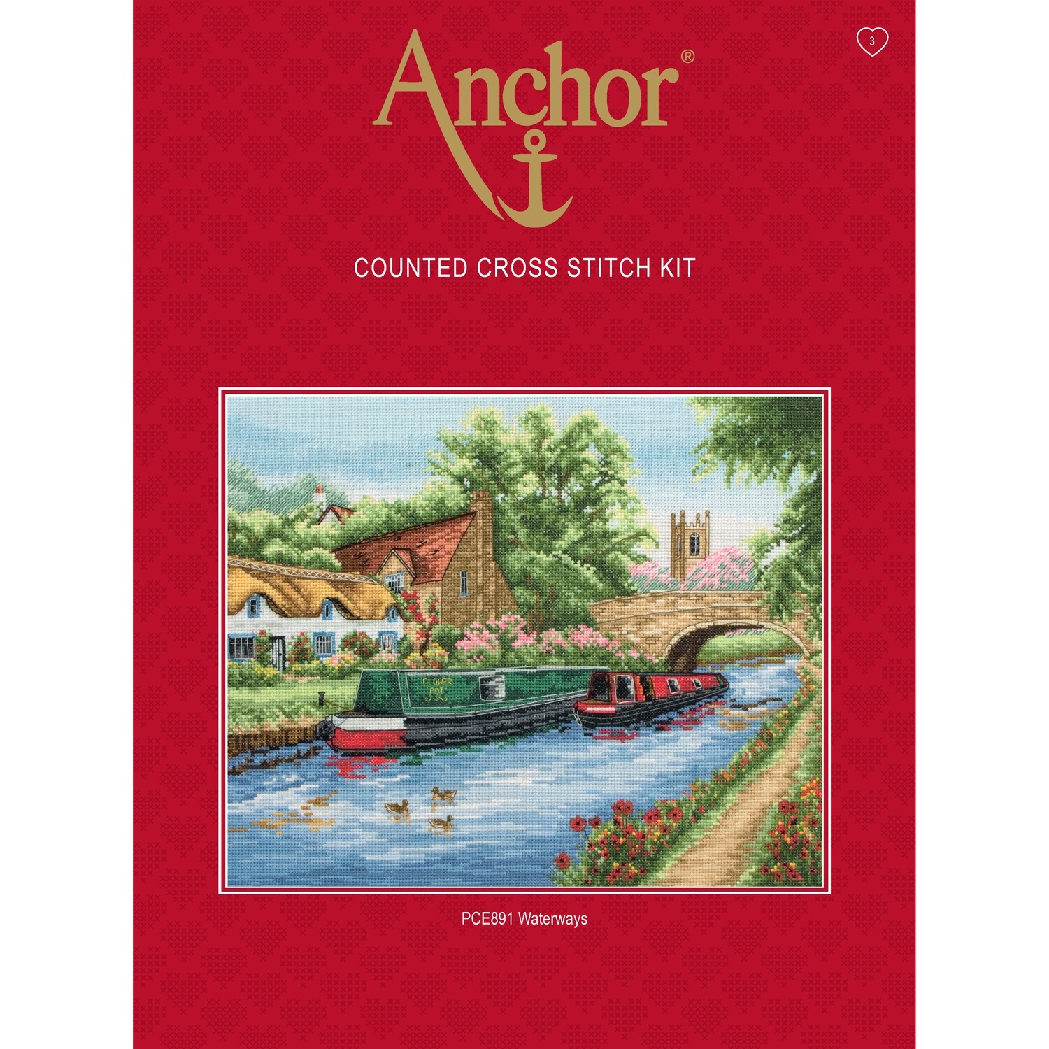 Anchor Essentials Cross Stitch Kit - Waterways