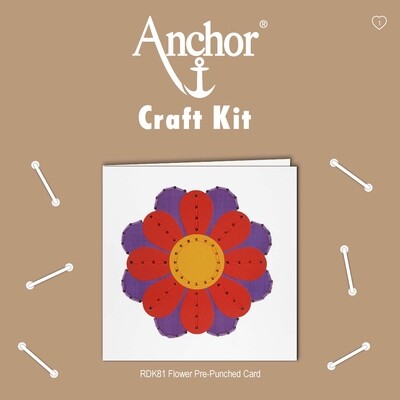 Anchor Craft Kit - Punch Card Flower