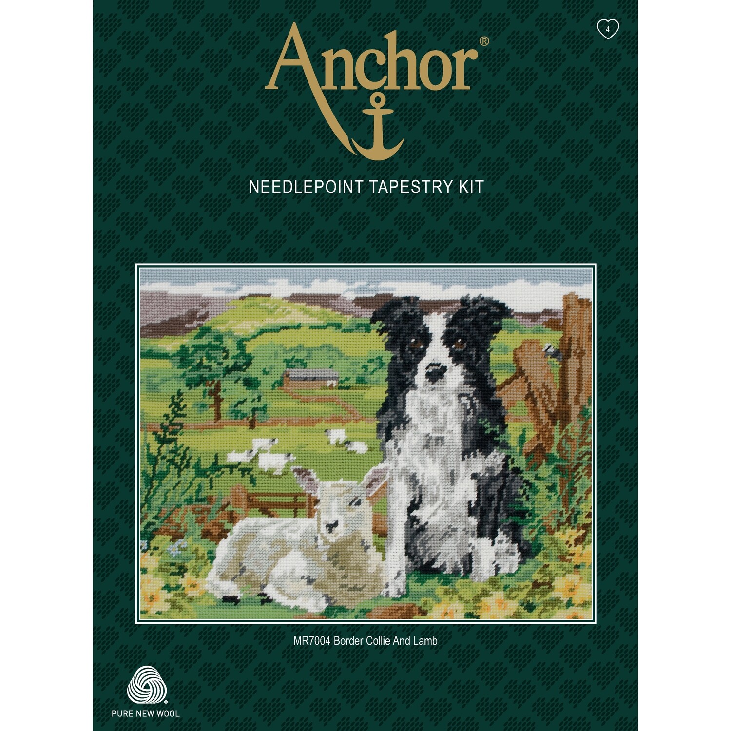 Anchor Essentials Tapestry Kit - Border Collie and Lamb