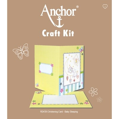 Anchor Craft Kit - Baby Sleeping Card