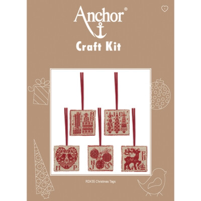 Anchor Craft Kit - Christmas Tags -set 5