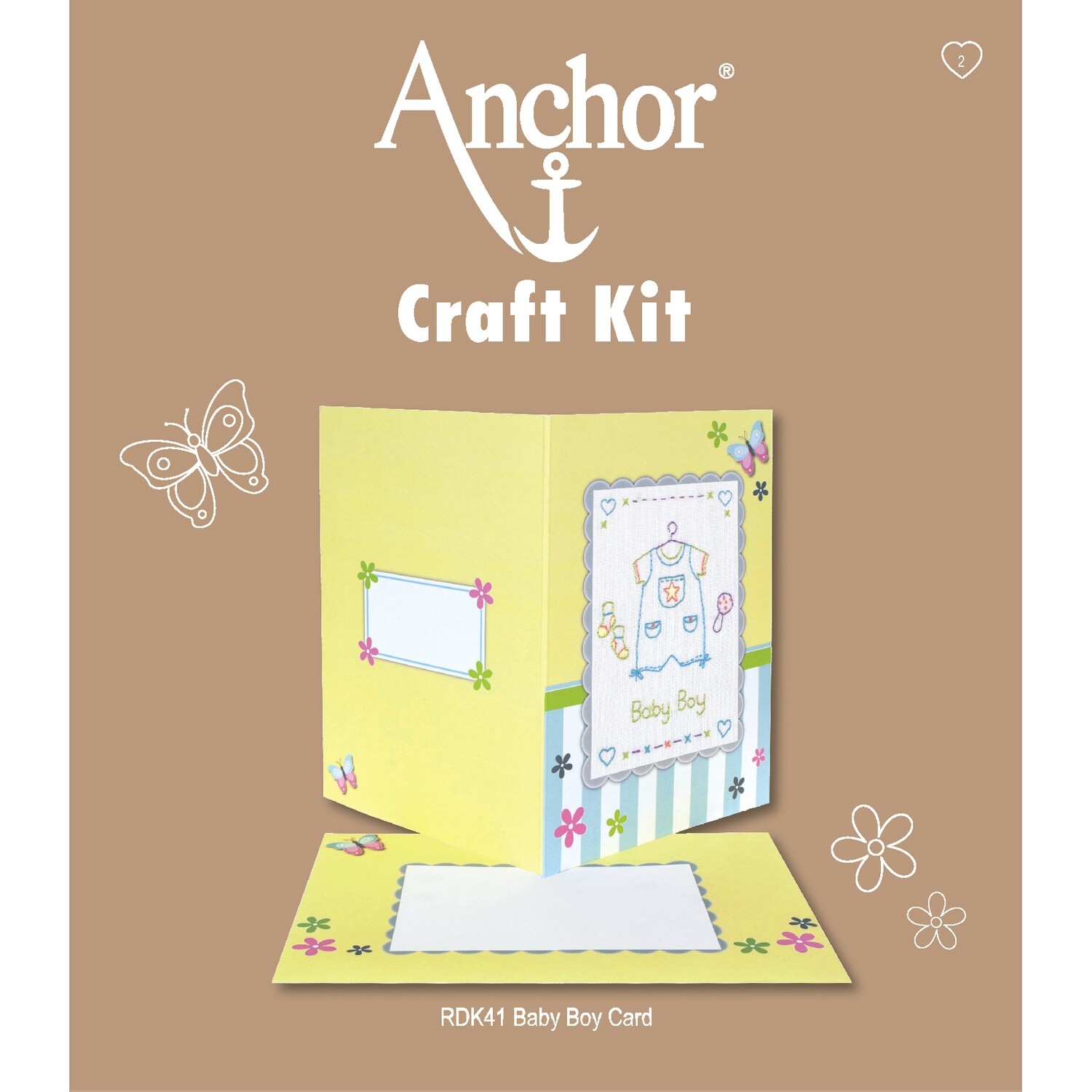 Anchor Craft Kit - Baby Boy Card