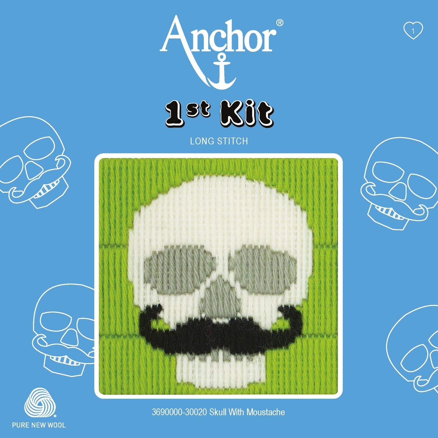 Anchor 1st Kit - Skull with Moustache
