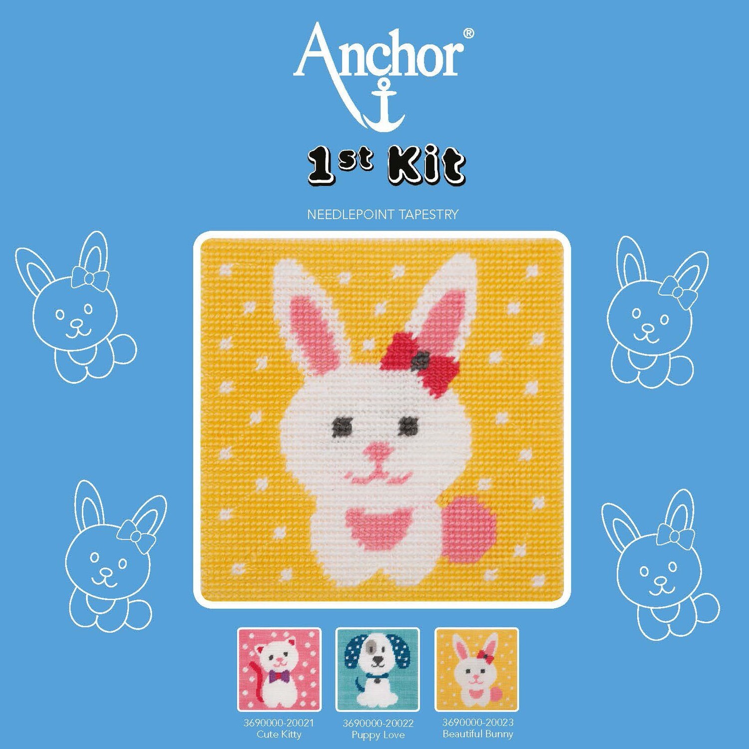 Anchor 1st Kit - Beautiful Bunny Tapestry