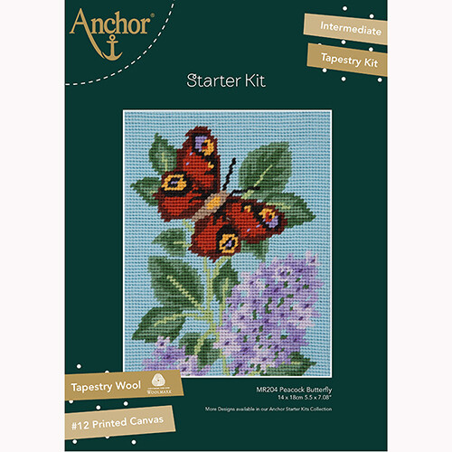 Anchor Starter Tapestry Kit - Peacock Butterfly