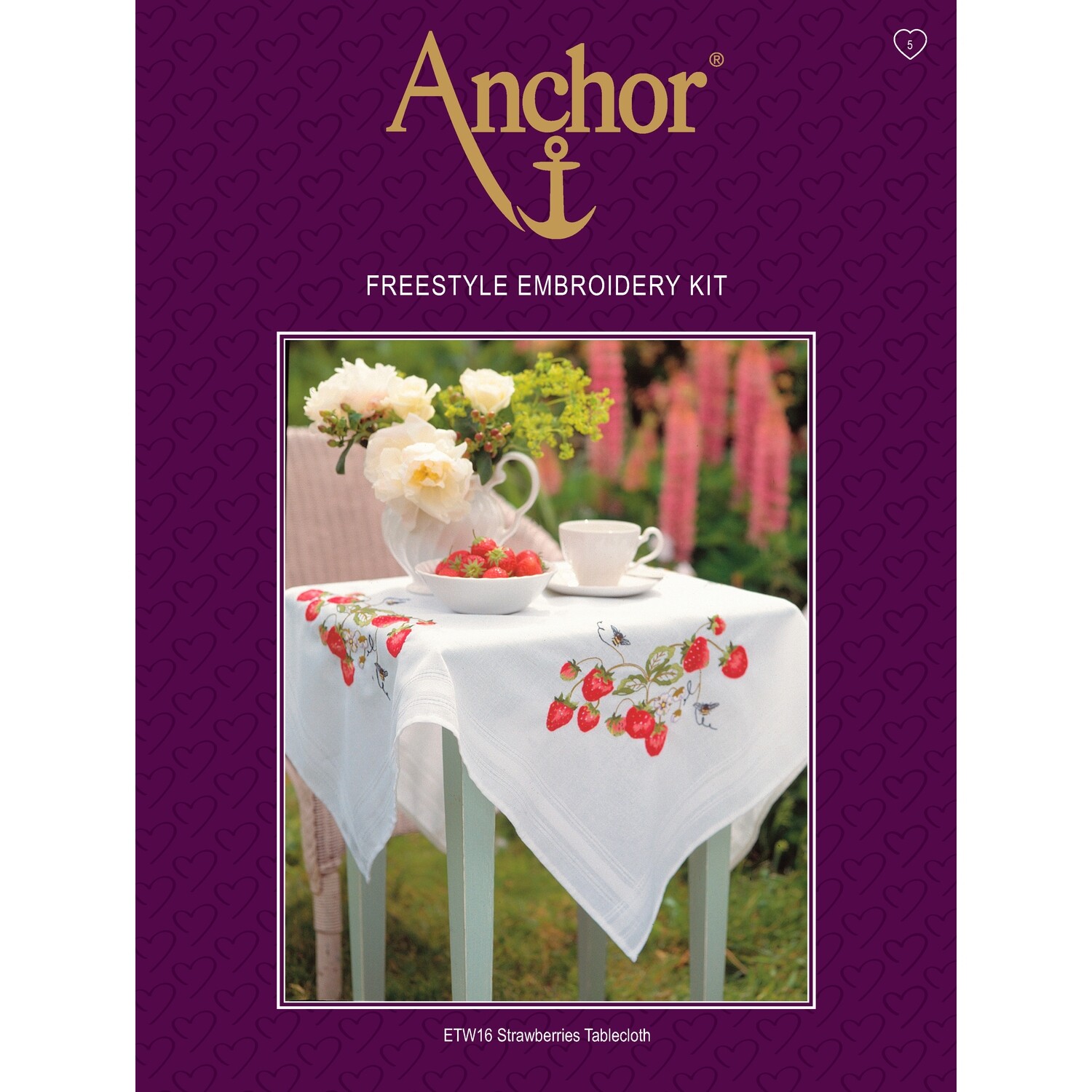 Anchor Essentials Freestyle Kit - Strawberries Tablecloth