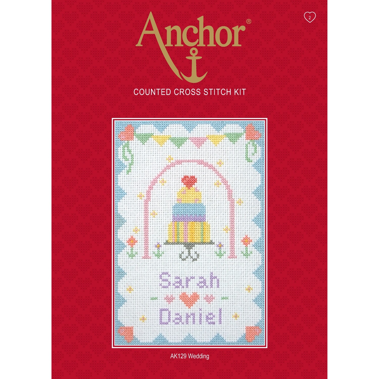 Anchor Starter Cross Stitch Kit - Wedding