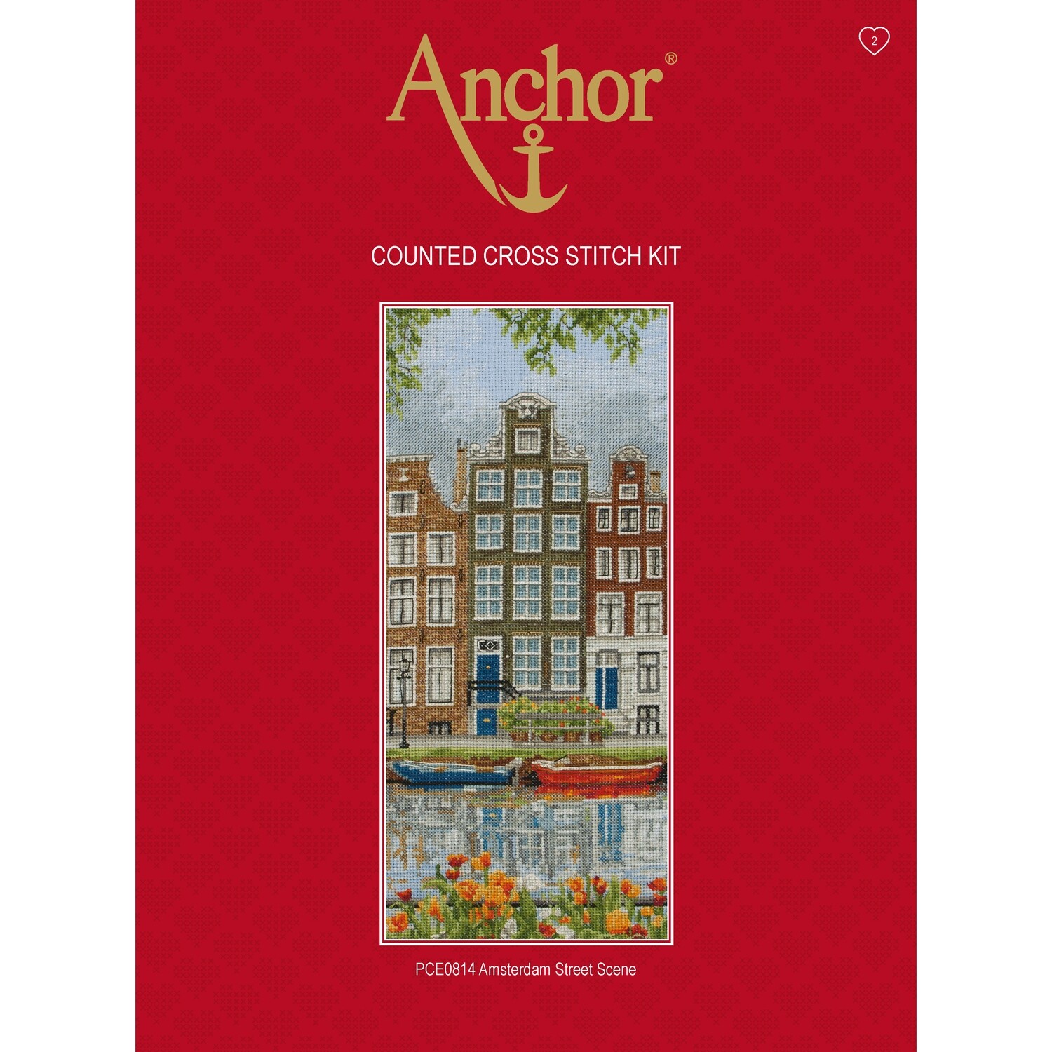 Anchor Essentials Cross Stitch Kit - Amsterdam Street Scene