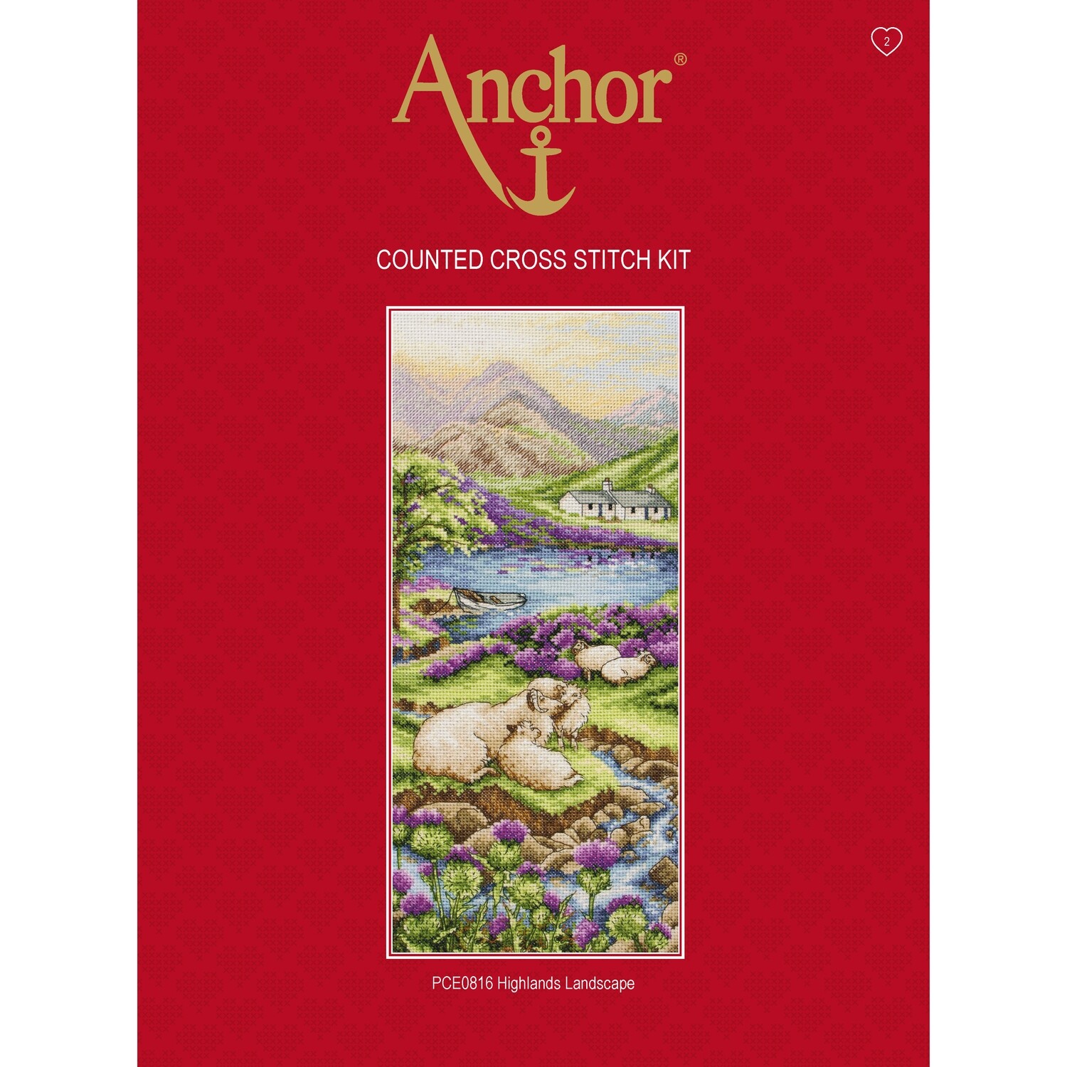 Anchor Essentials Cross Stitch Kit - Highlands Landscape