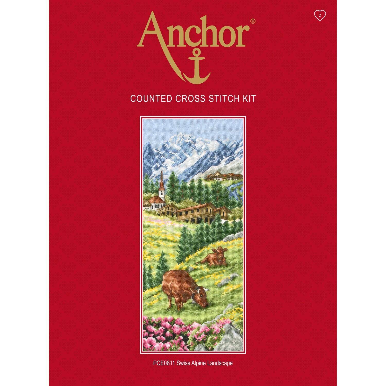 Anchor Essentials Cross Stitch Kit - Swiss Alpine