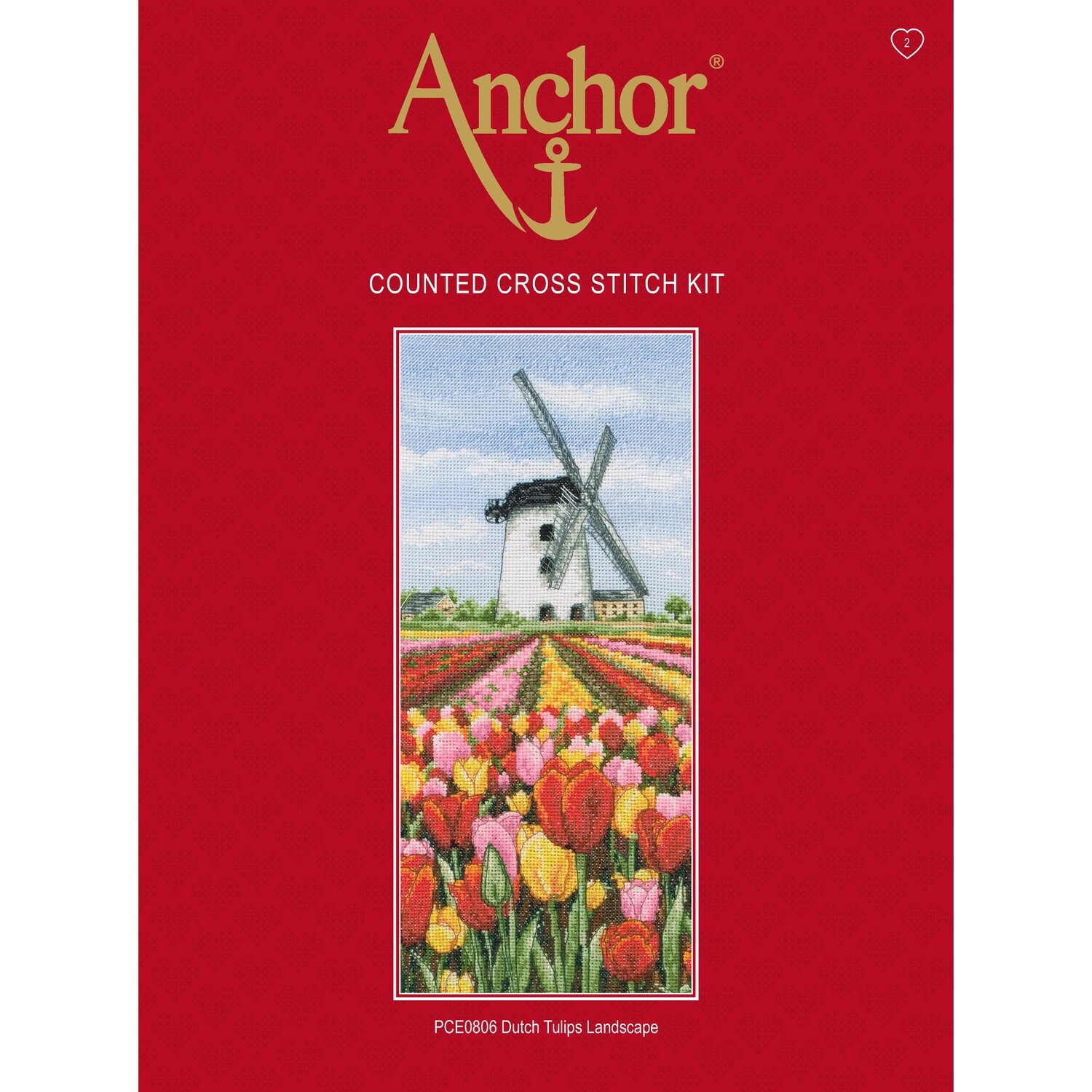 Anchor Essentials Cross Stitch Kit - Dutch Tulips