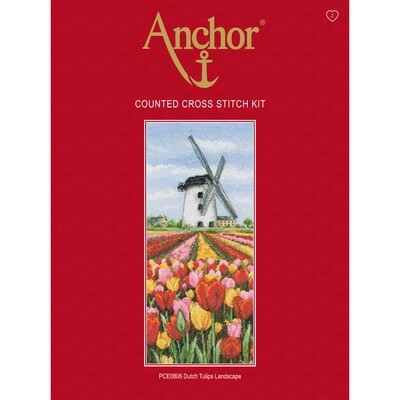 Anchor Essentials Cross Stitch Kit - Dutch Tulips