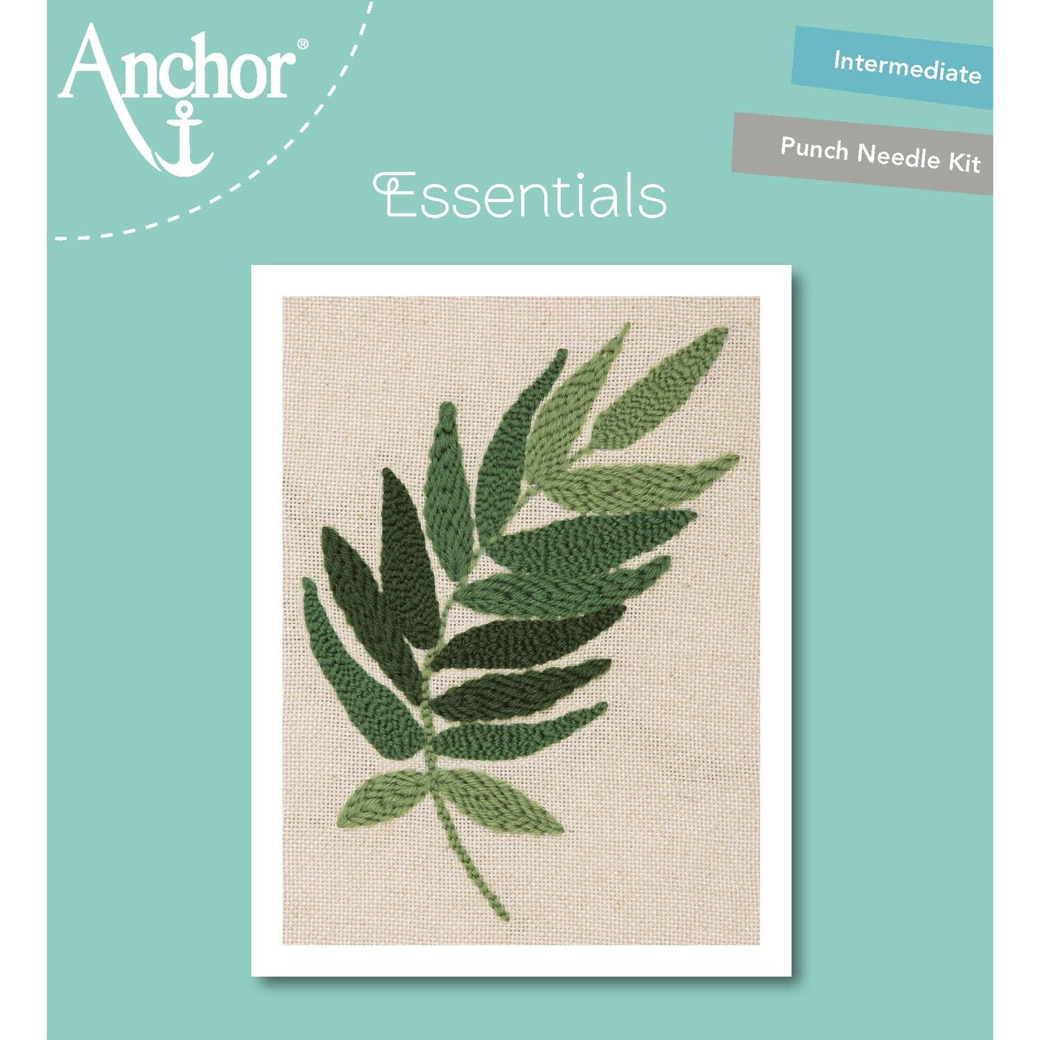 Anchor Essentials Punch Needle Kit - Palm Leaf (20 cm)