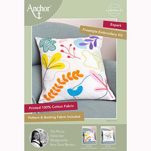 Anchor Essentials Freestyle Kit - Graphic Floral Cushion