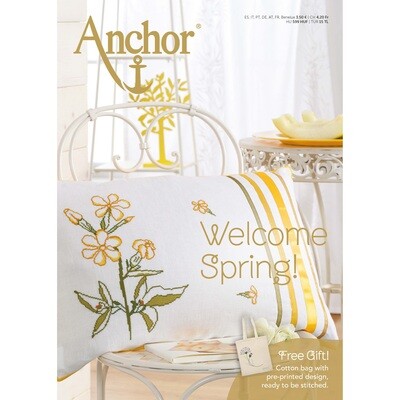 Welcome Spring (Free Tote Back to Embroider)
