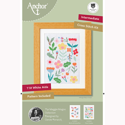 Anchor Starter Cross Stitch Kit - Floral Scatter