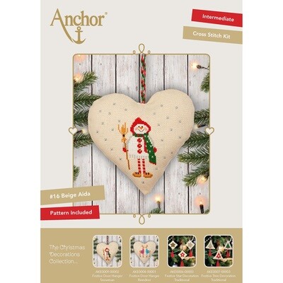 The Christmas Decorations Collection - Festive Door Hanger Snowman