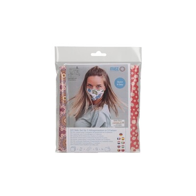 DIY Sewing Kit - 3 Community Masks (3 Mandala Fantasy Collection Prints)