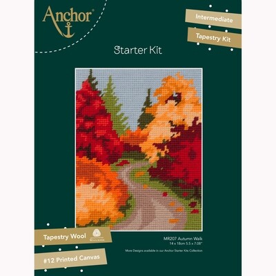 Kit de inicio de tapiz Anchor - Paseo de otoño