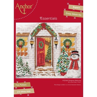 Anchor Essentials Cross Stitch Kit - Christmas Welcome