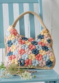 Patrón Colourful bloom bag