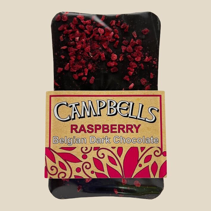 Dark Chocolate with Raspberry Bar