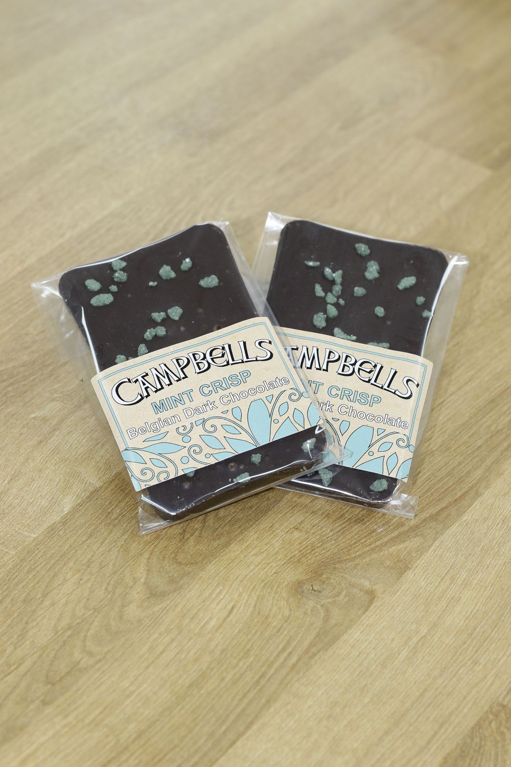 Dark Chocolate with Mint Crisp Bar