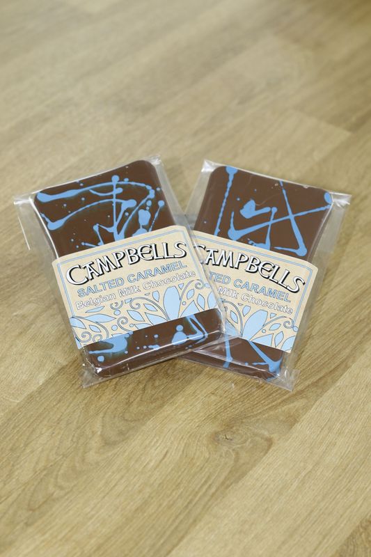 Milk Chocolate with Salted Caramel Bar