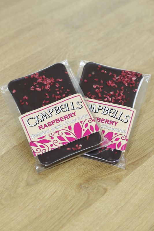 Dark Chocolate with Raspberry Bar