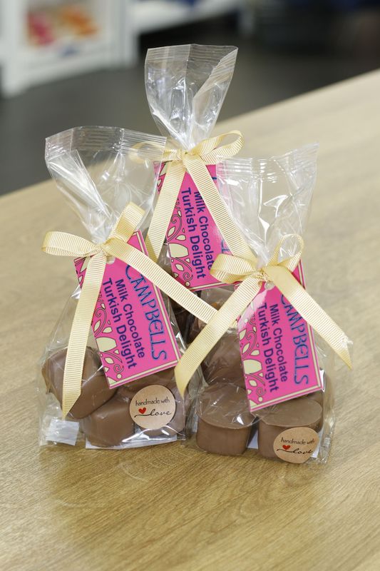 Rose Turkish Delight in Milk Chocolate