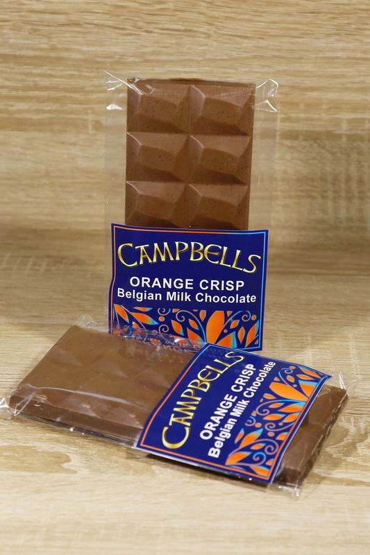 Milk Chocolate Orange Crisp Bar