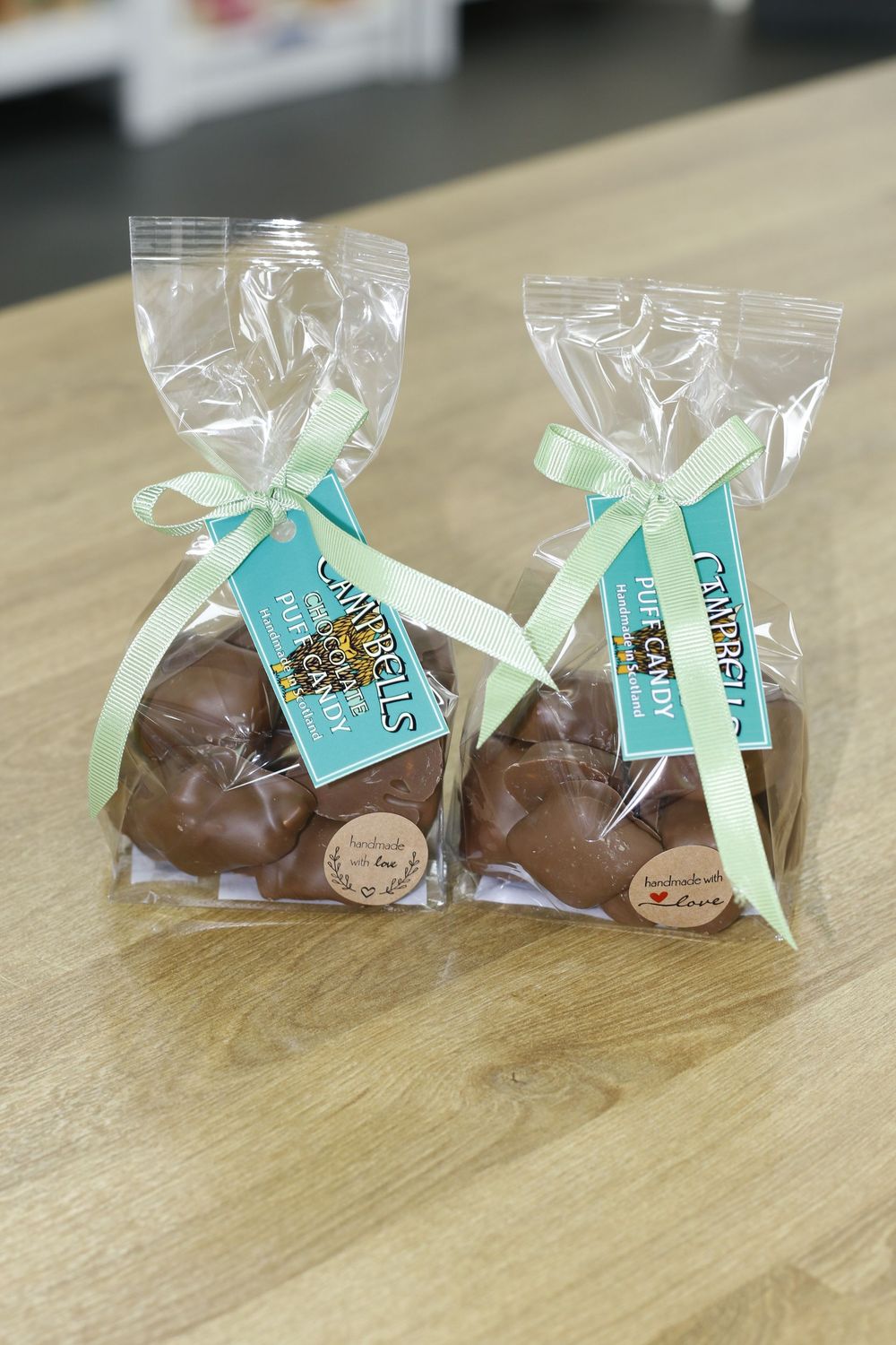 Puff candy in Milk Chocolate