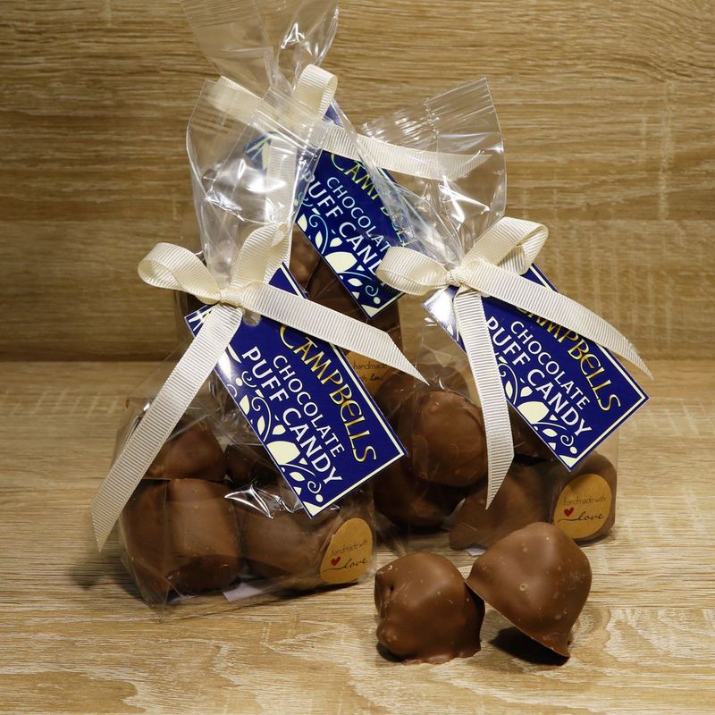 Puff candy in Milk Chocolate
