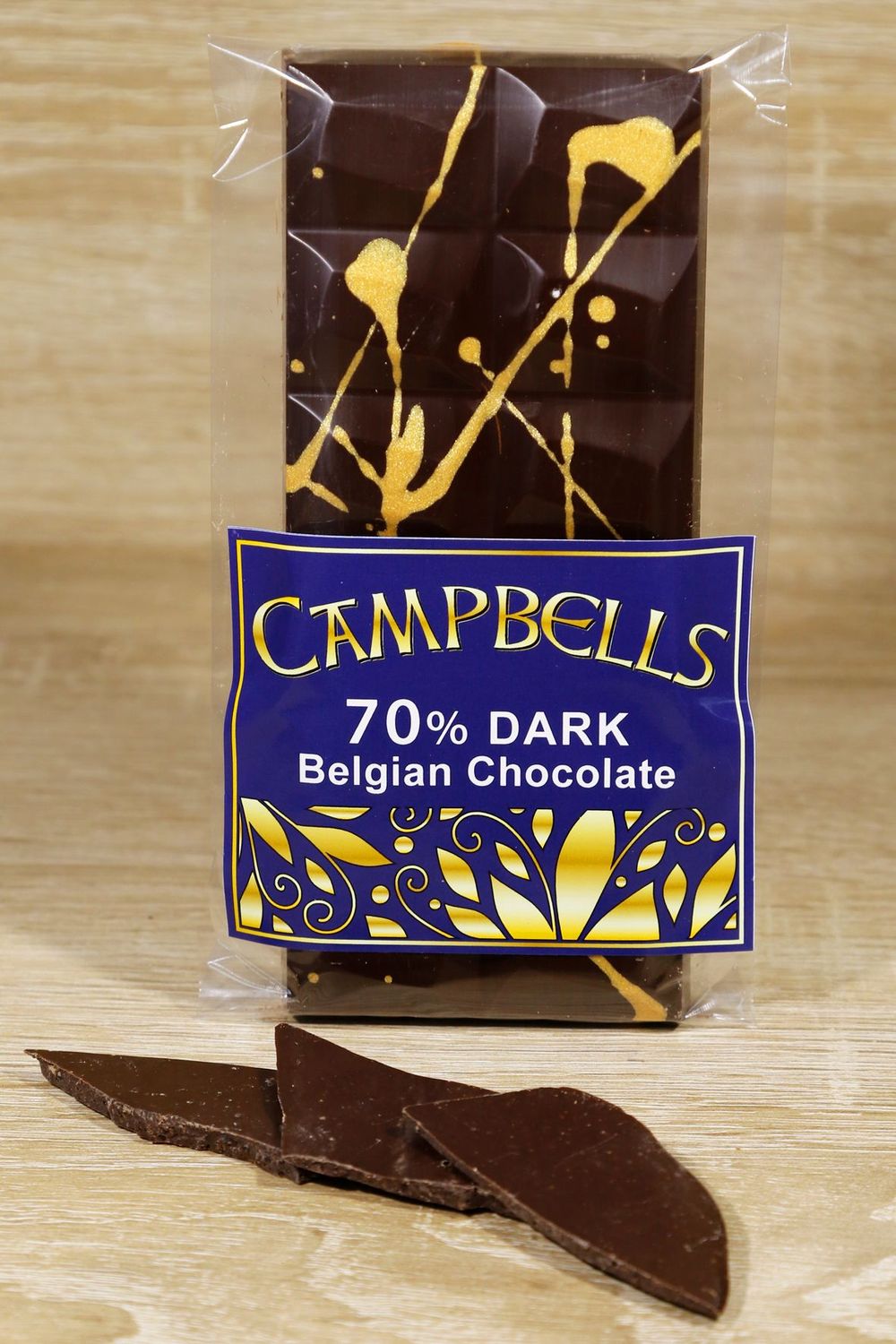 Dark Belgian Chocolate 70% Bar
