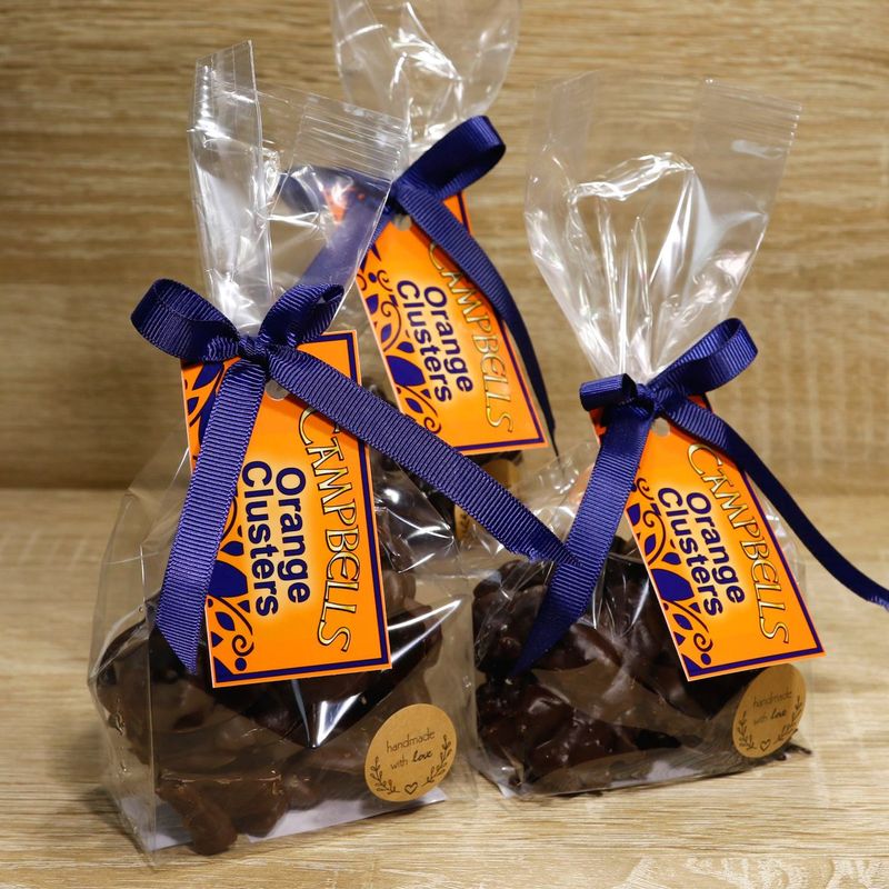 Dark Chocolate Orange Clusters